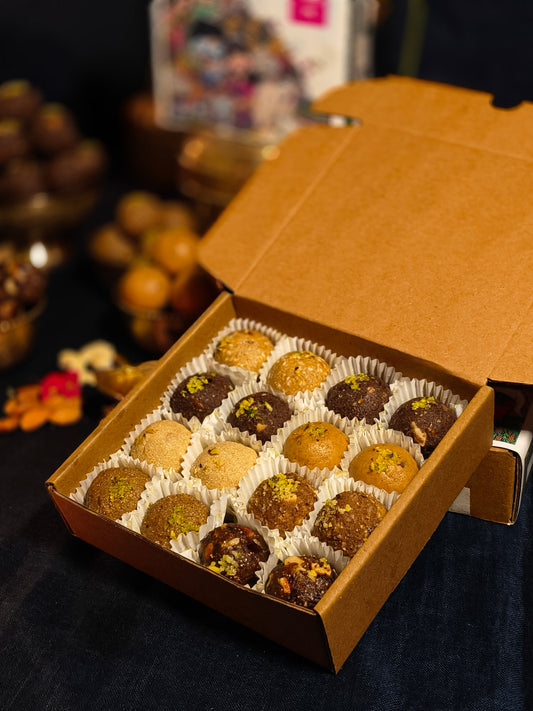 Assorted Laddoo Box: Curated Diwali Gift