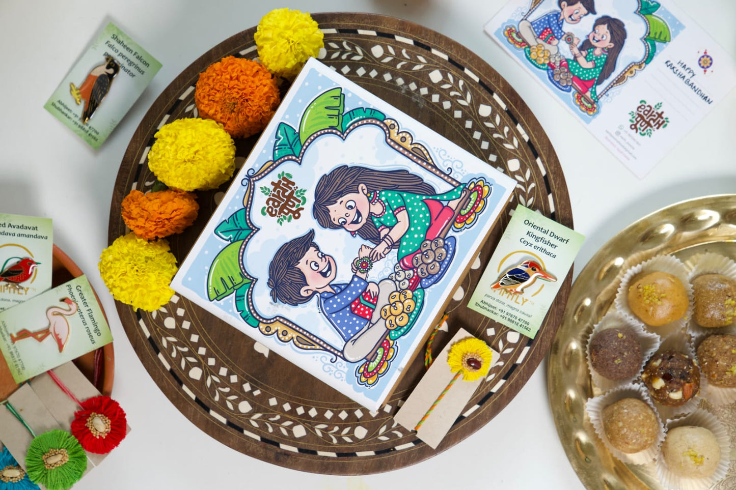 Rakhi Gift — Metal Pin